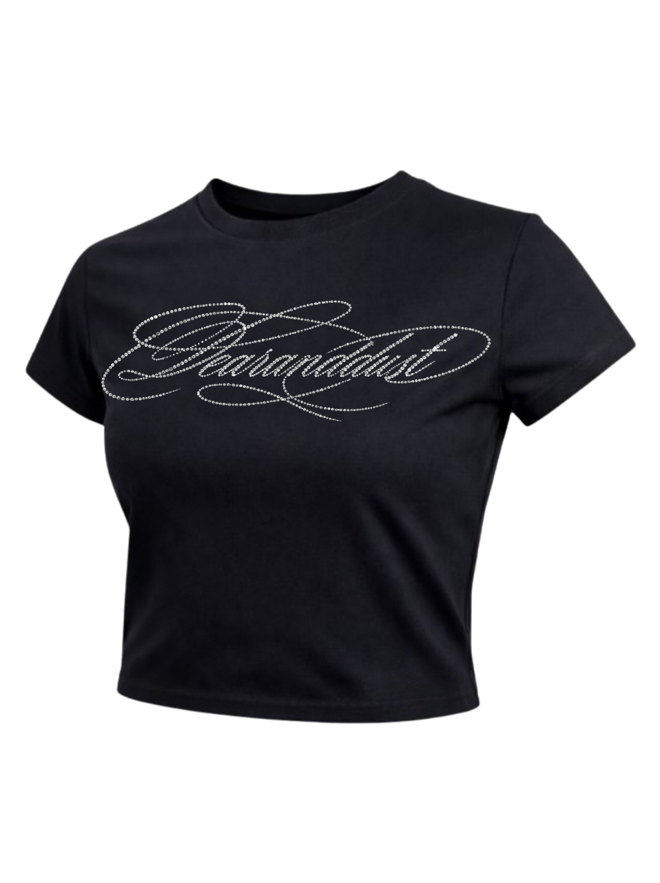 dearanddust Tシャツ ブラック Logo bijou T – dearanddust