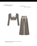 lace pinstripe set-up