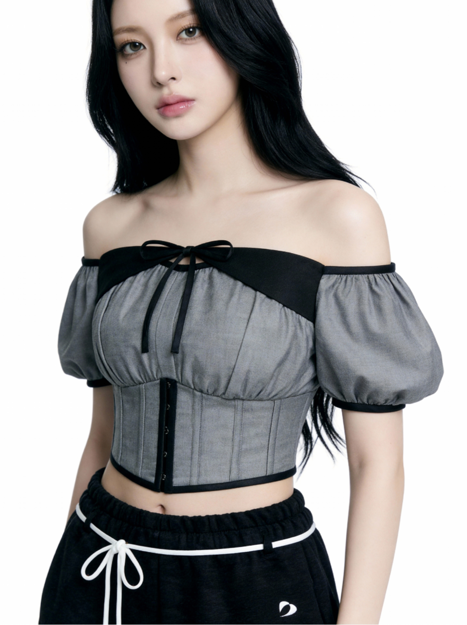 TwoTone Corset Blouse