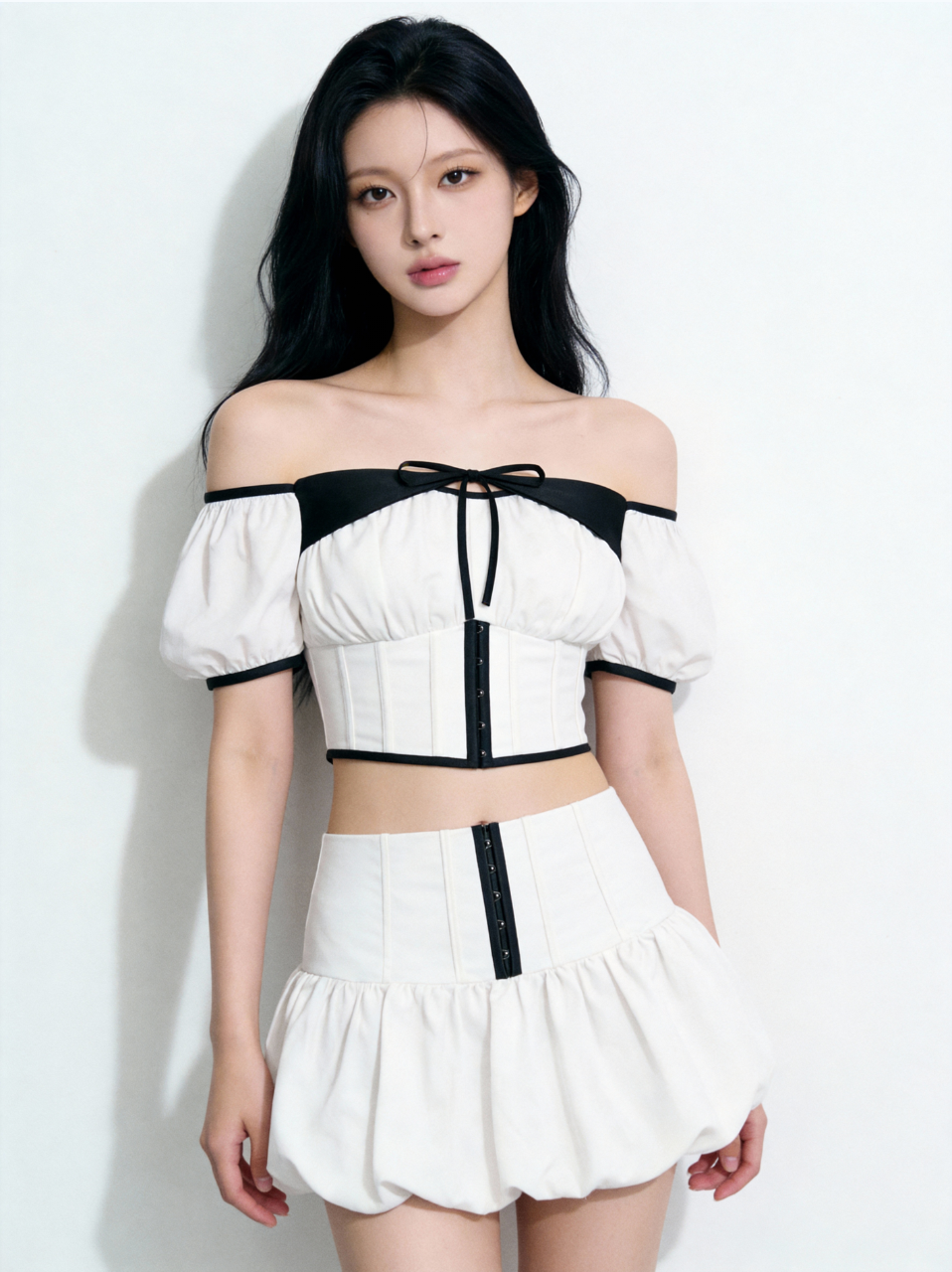 TwoTone Corset Blouse