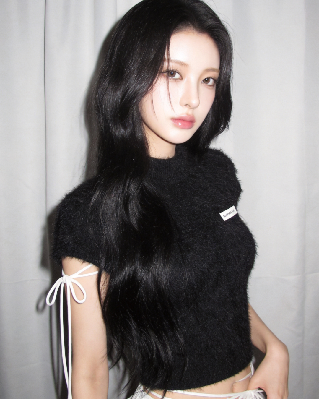 shaggy ribbon knit