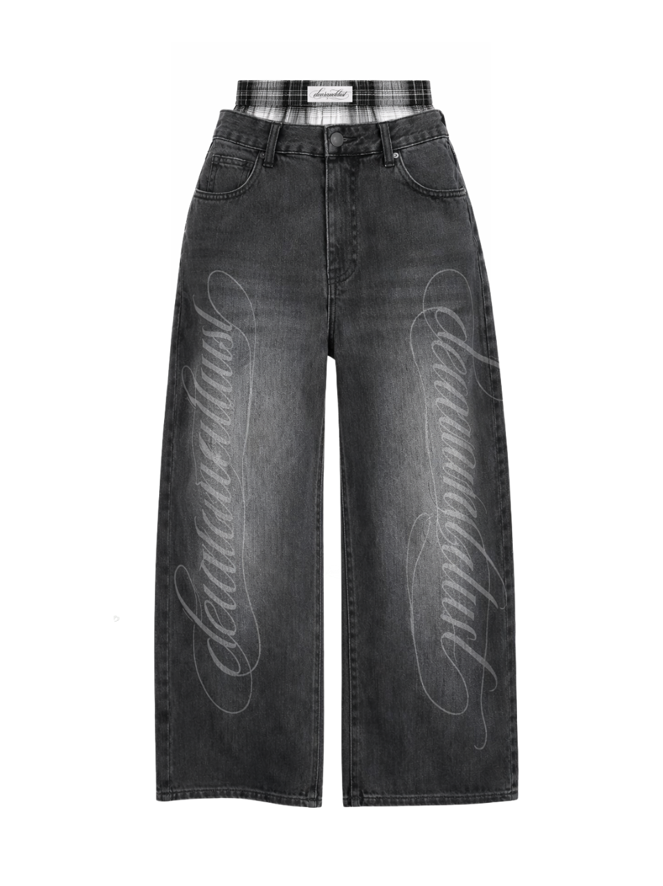 Signature print Denim