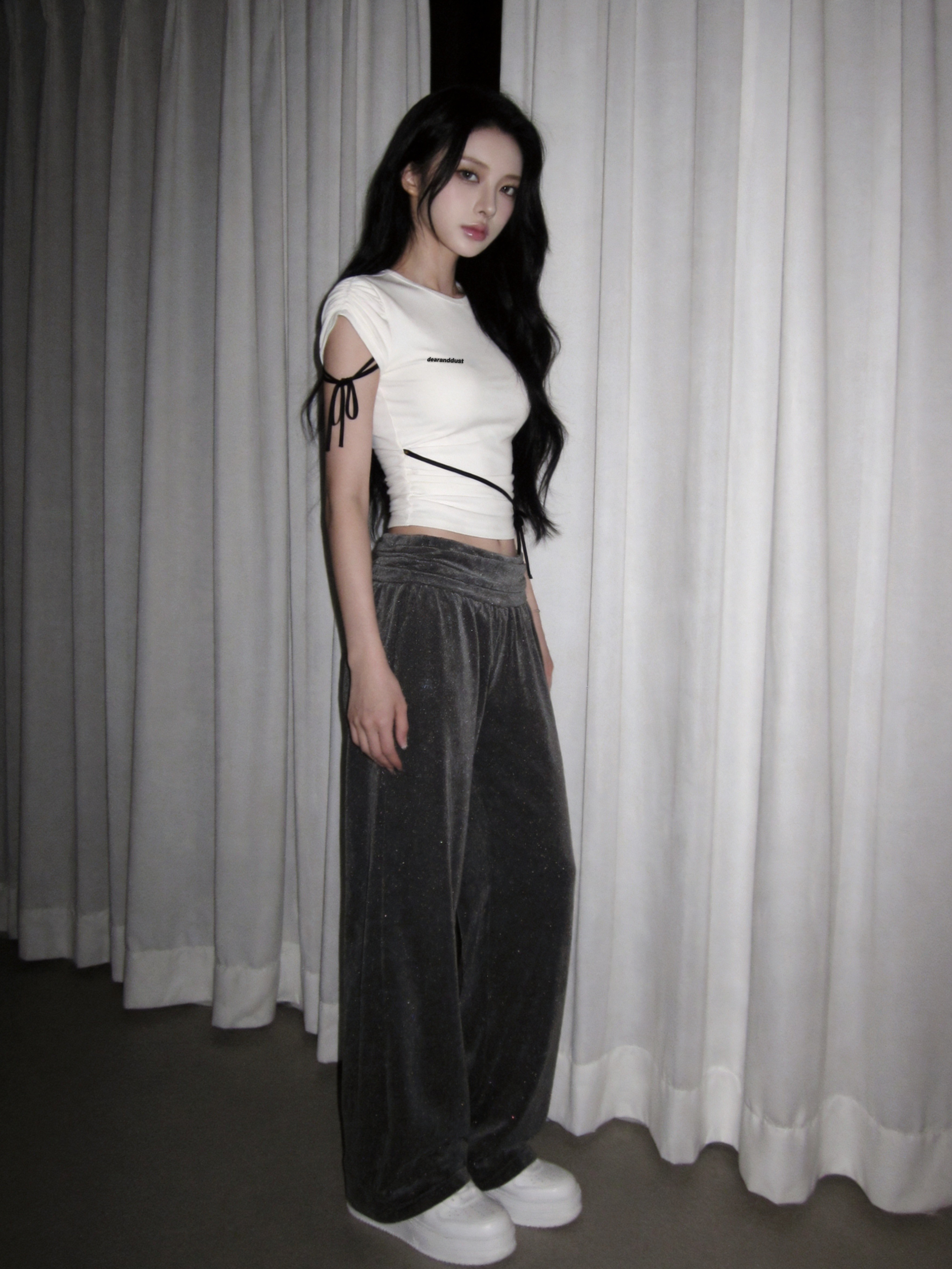 Side Ribbon Muse Tee