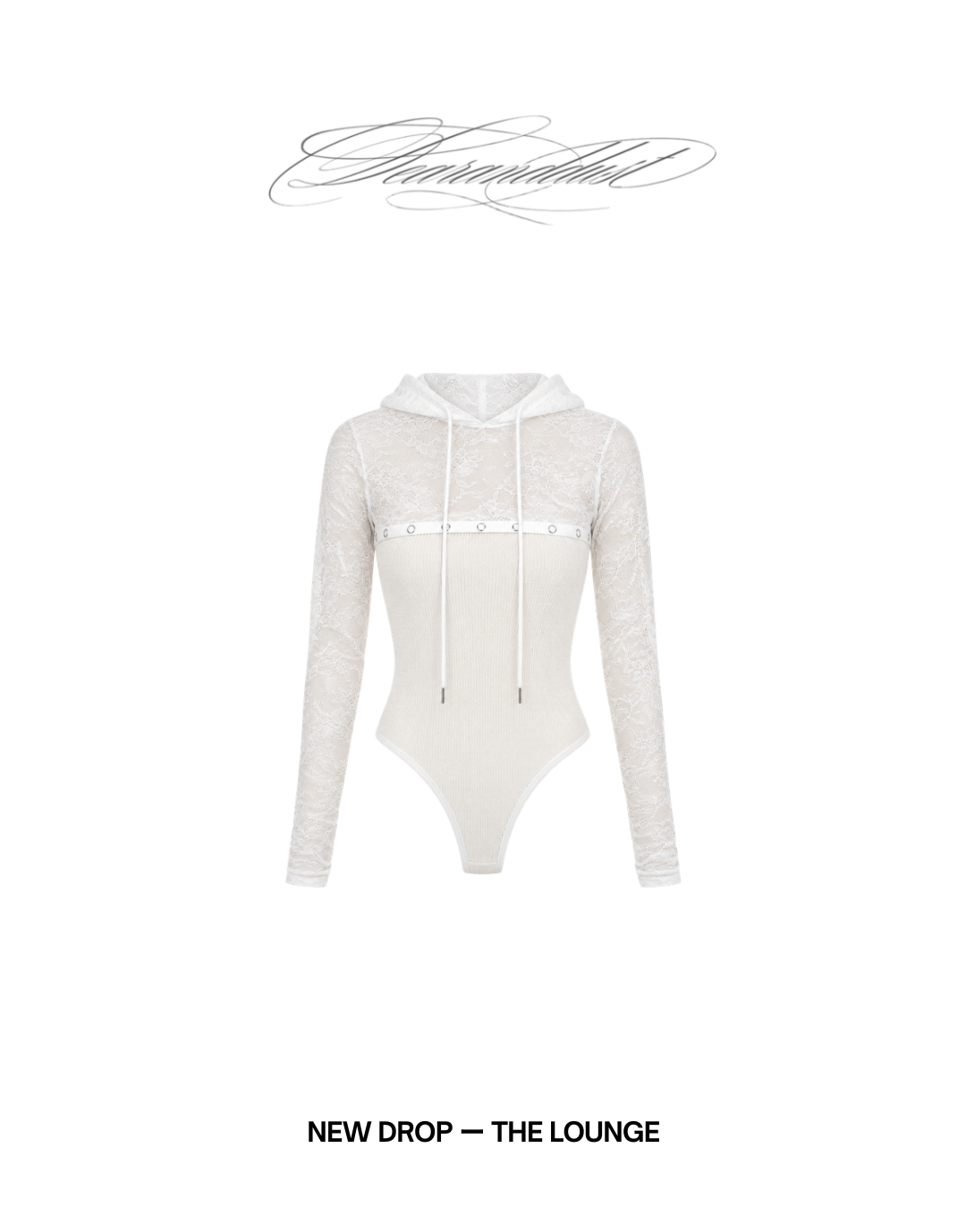 cutout hooded bodysuit