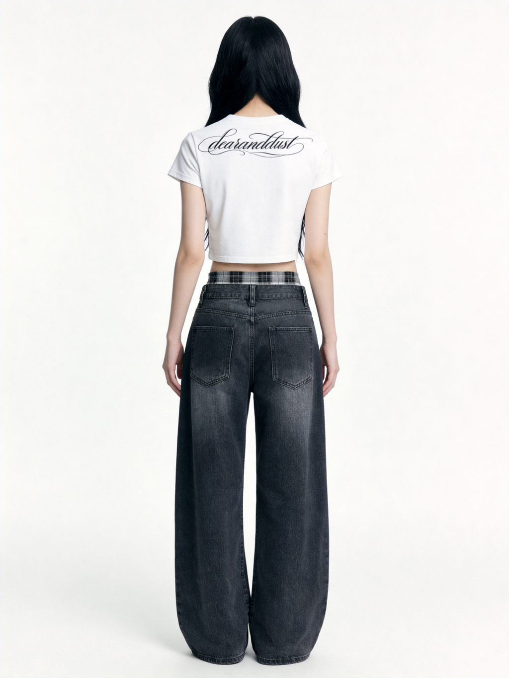 Signature print Denim