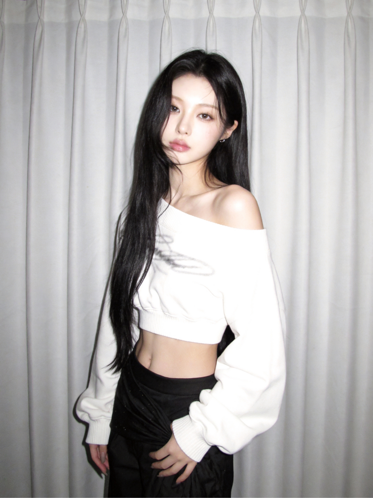 logo print short sweat
