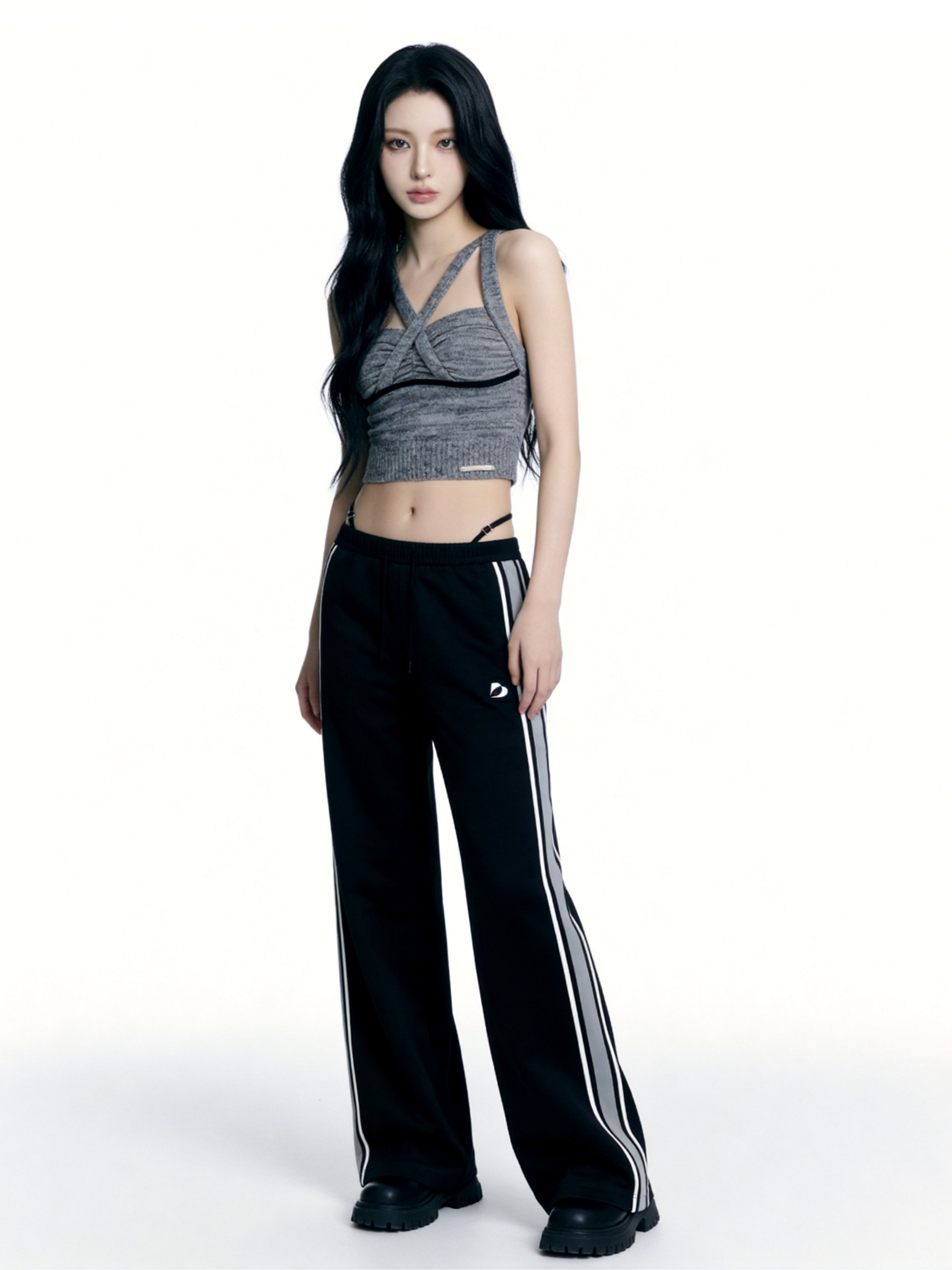 logo track jersey pants