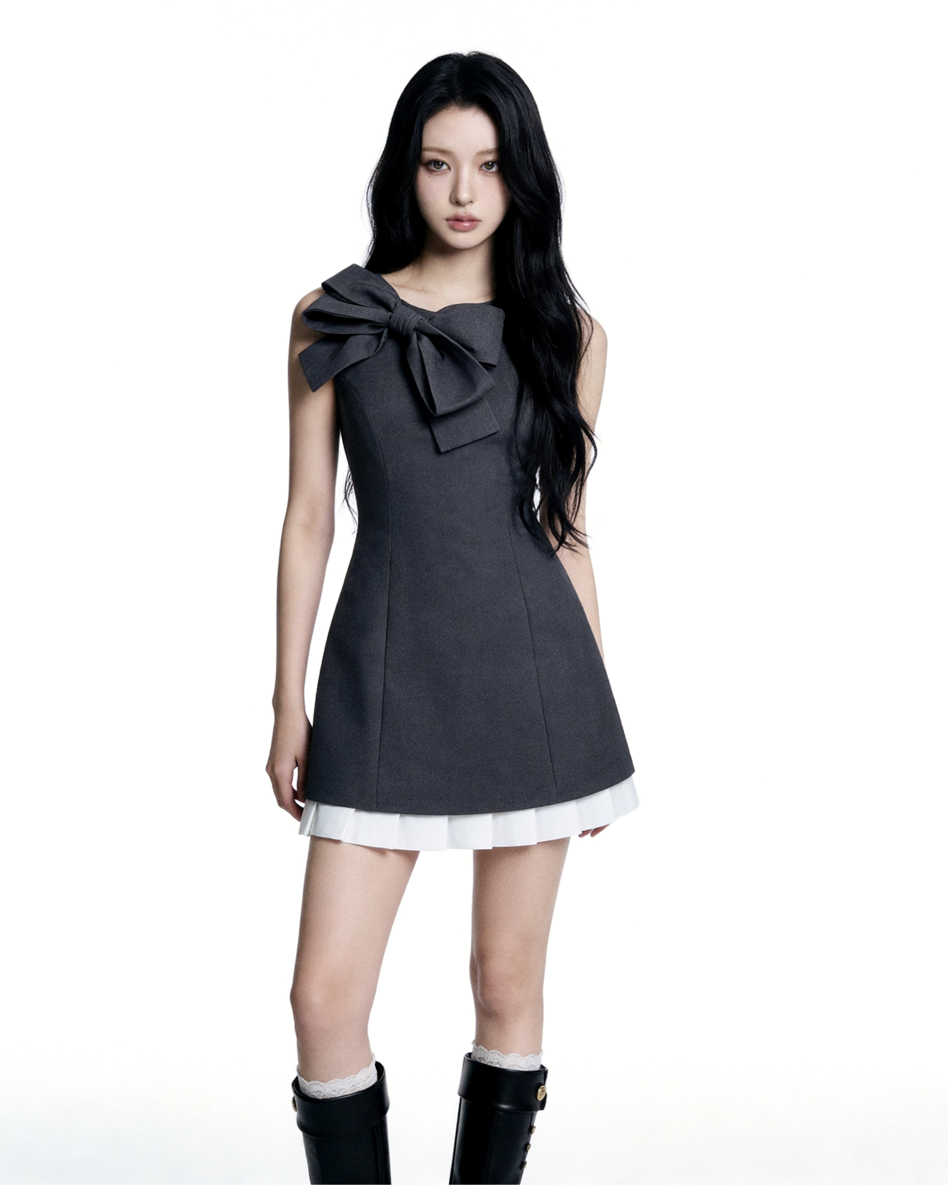 【Pre-Order】sculpt ribbon one-piece