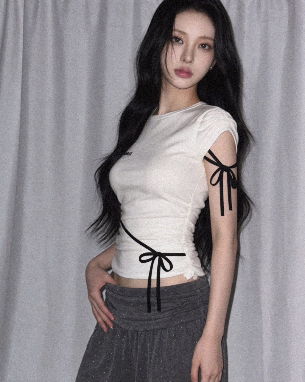 【pre-order】Side Ribbon Muse Tee