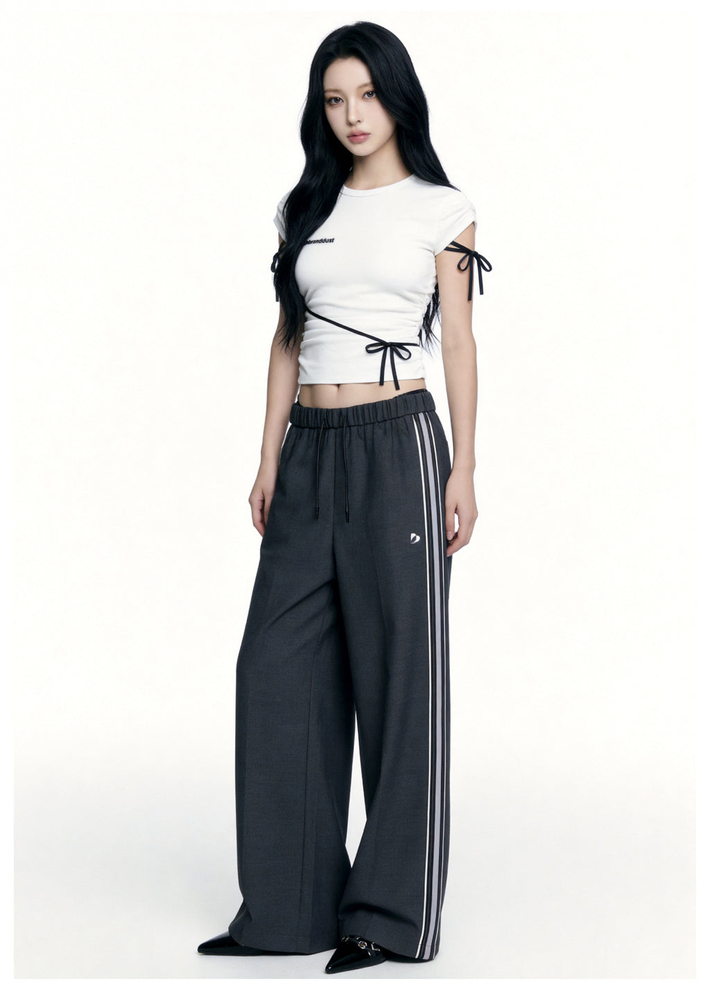 Side Ribbon Muse Tee