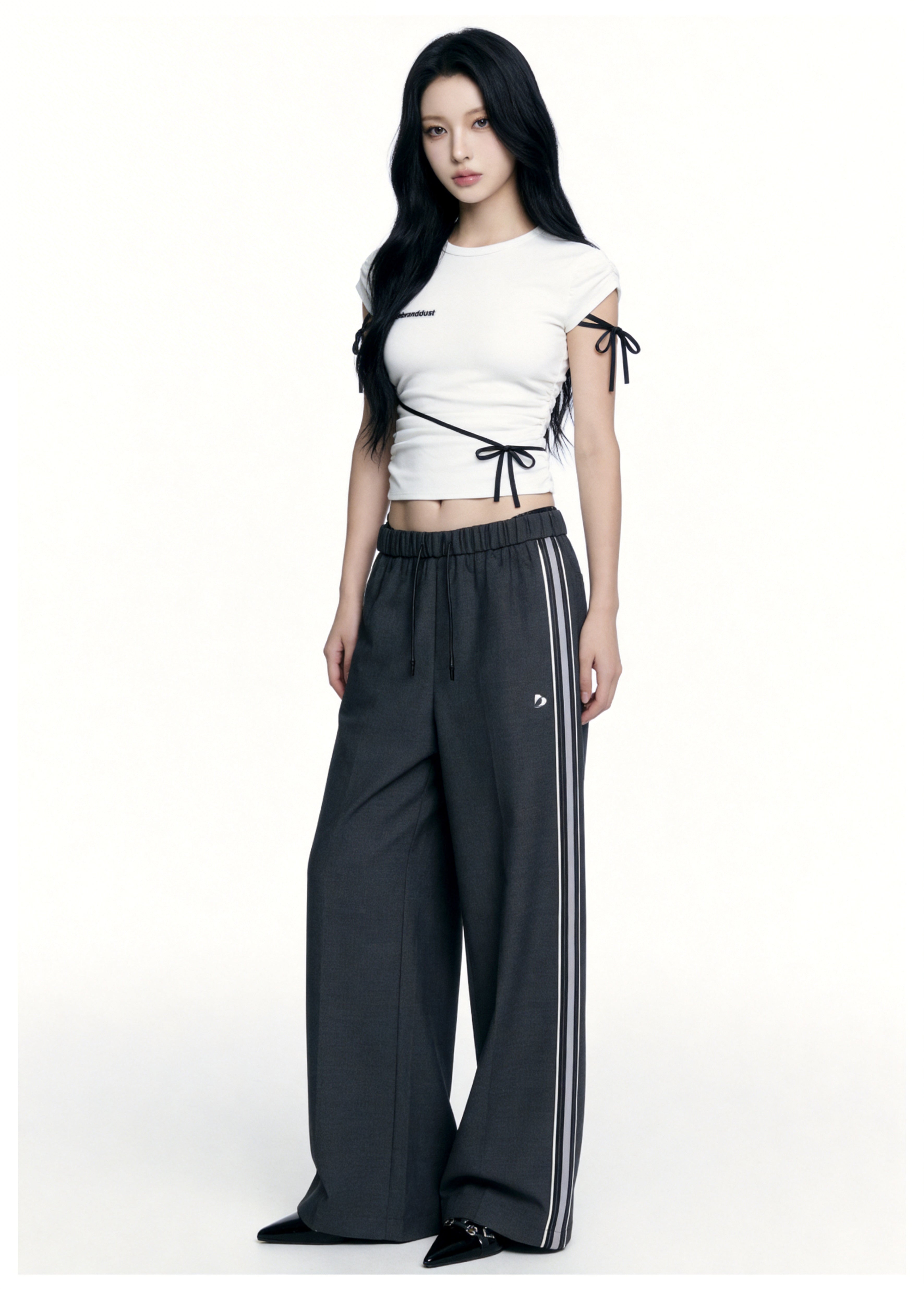 Side Ribbon Muse Tee