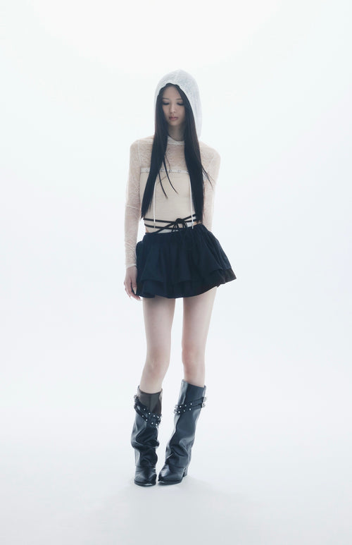cutout hooded bodysuit