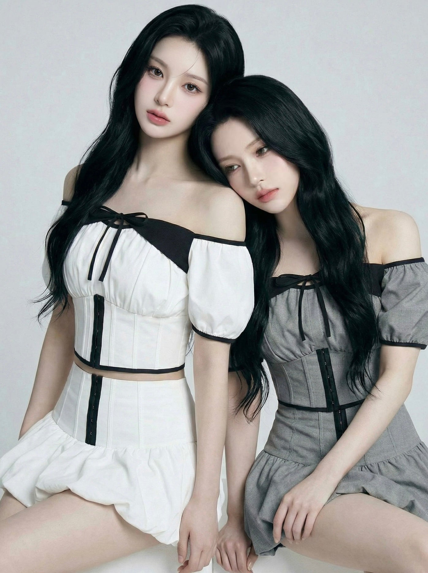 corset balloon skirts