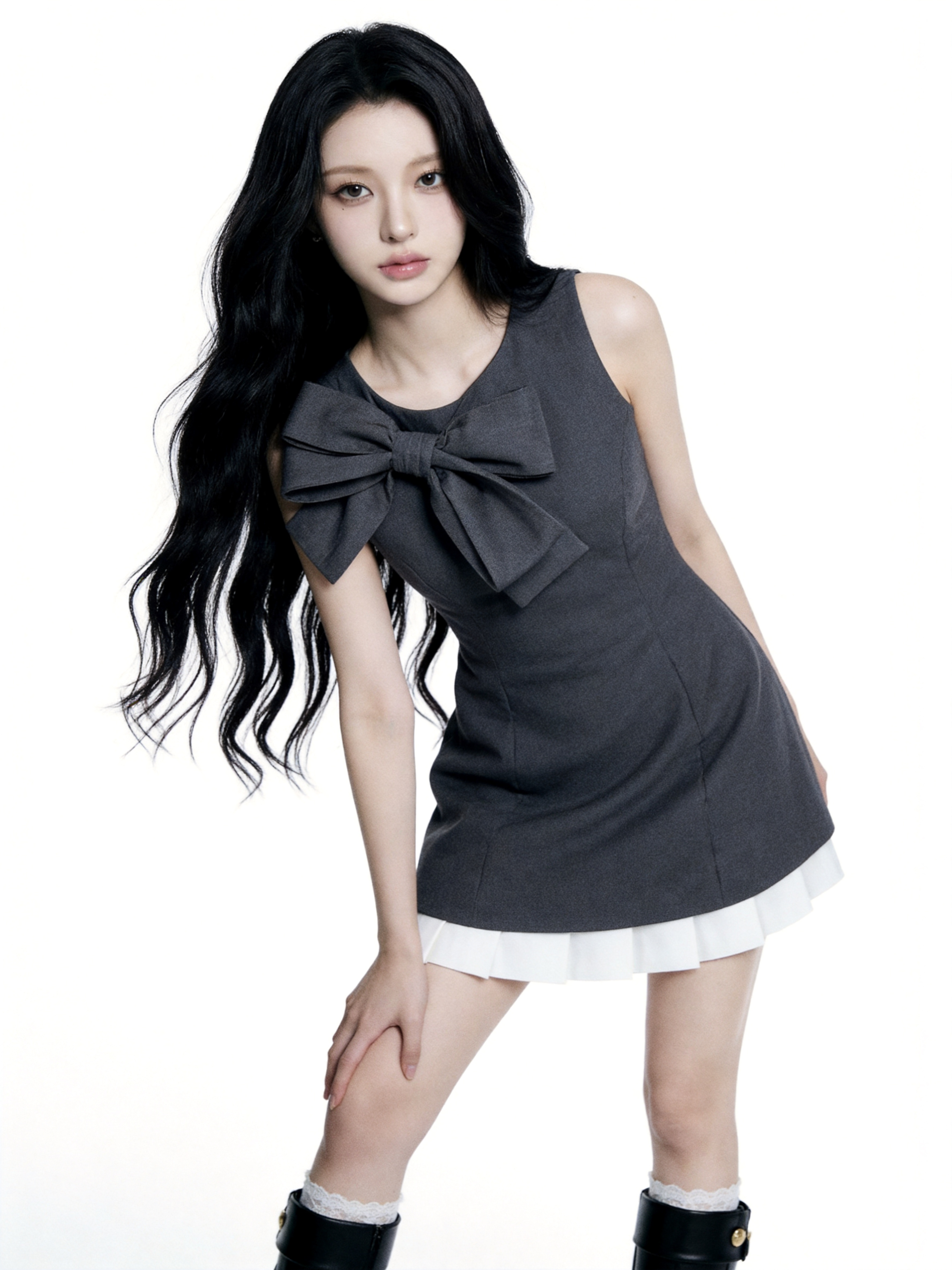 【Pre-Order】sculpt ribbon one-piece