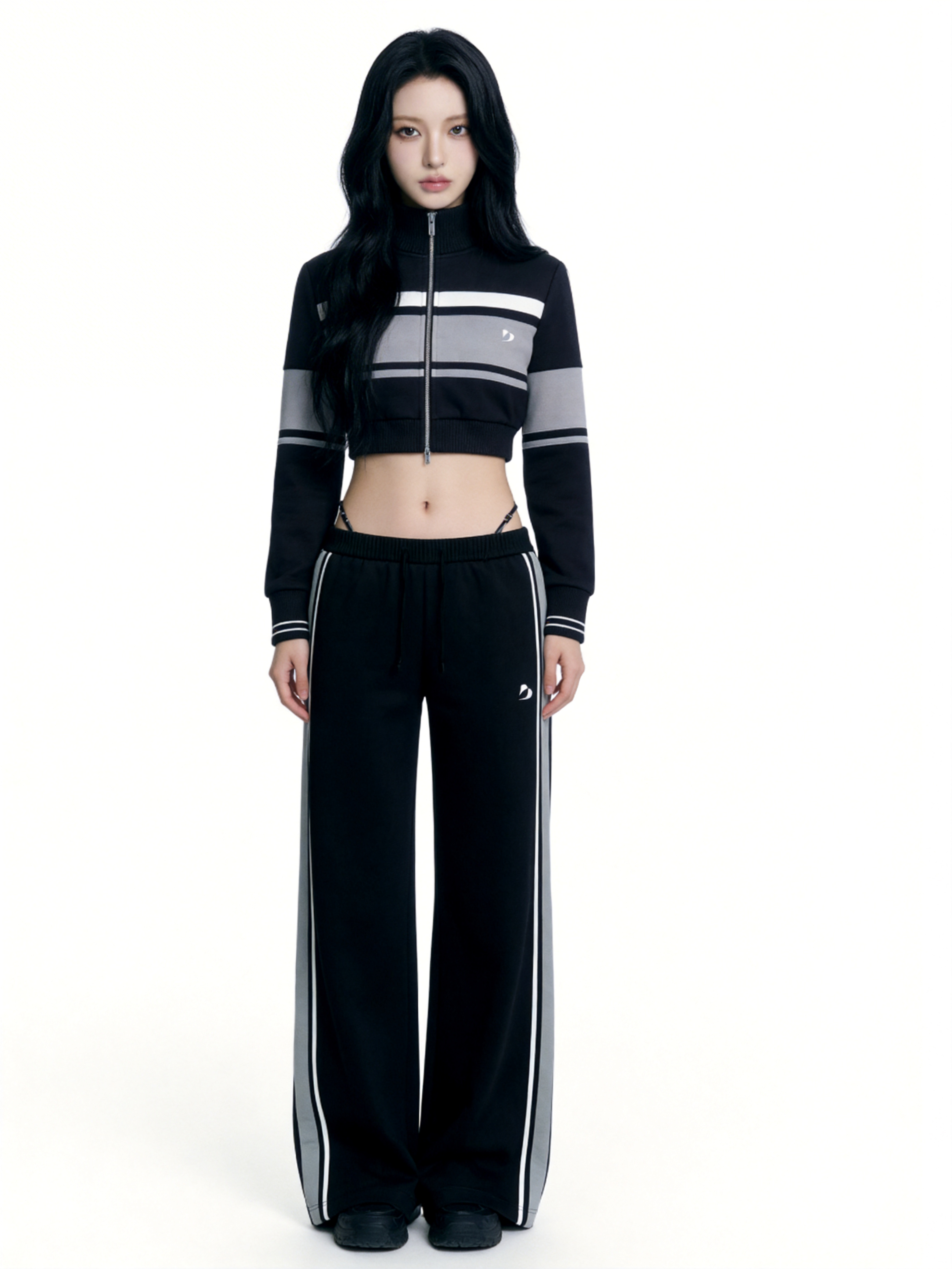 logo track jersey pants