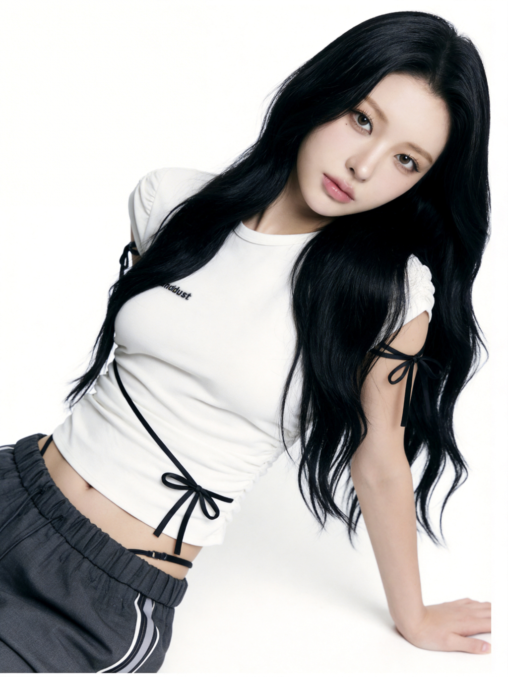 Side Ribbon Muse Tee