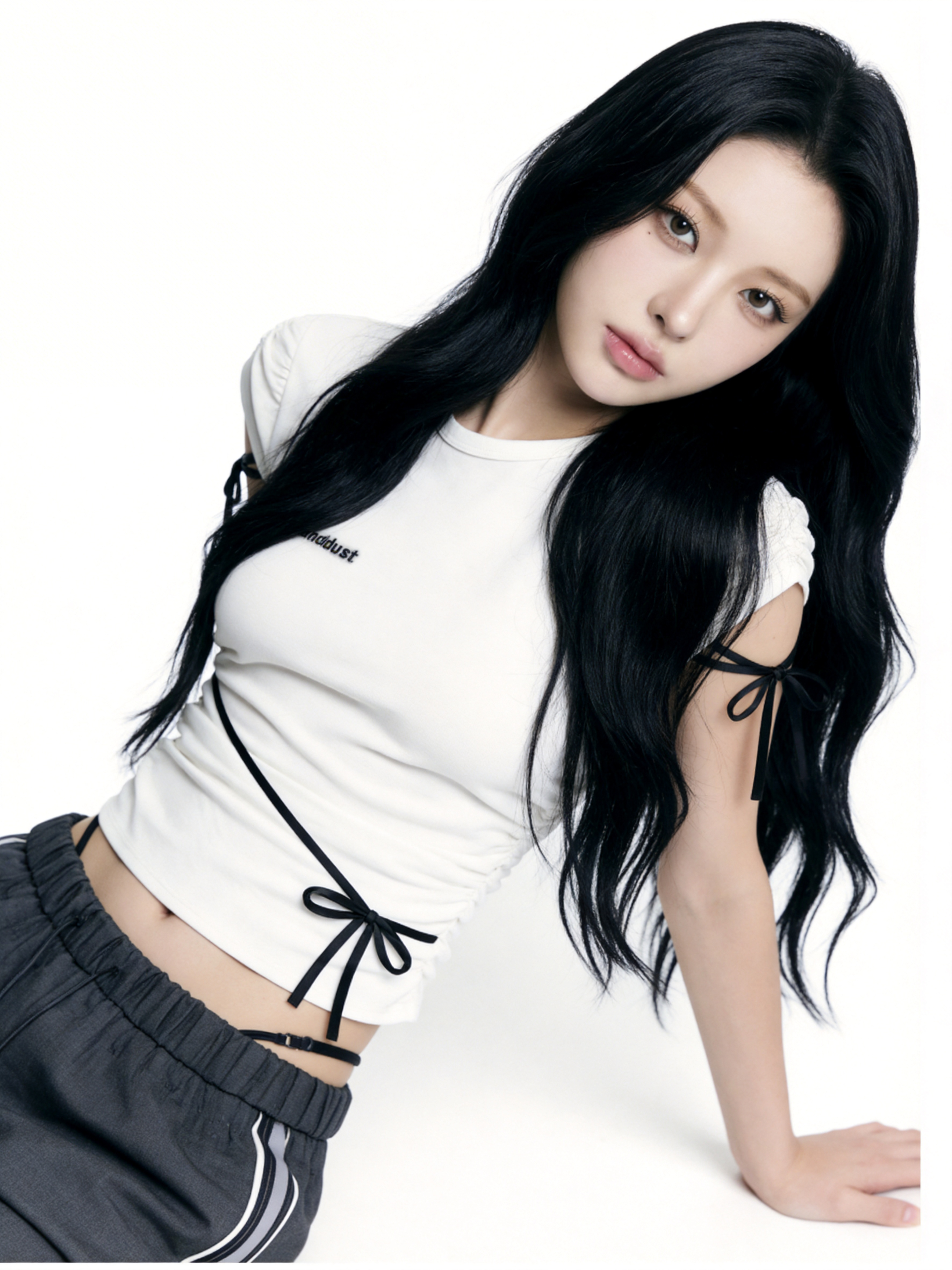 Side Ribbon Muse Tee